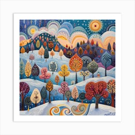 Winter Landscape 1 Art Print