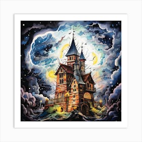 Haunted Castle Art Print