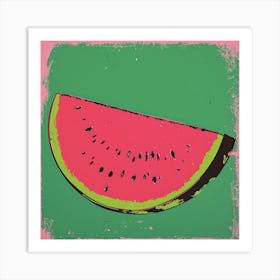 Watermelon Pop Art 3 Art Print
