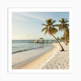 Beach - Beach Stock Videos & Royalty-Free Footage 1 Art Print