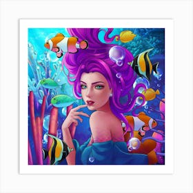 Mermaid Art Print