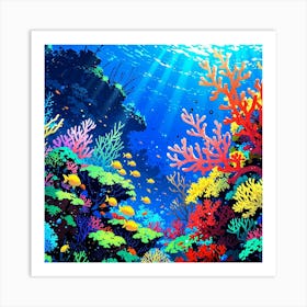 Coral Reef Art Print