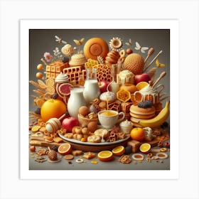 Plate Of Food Art Print