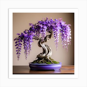 Bonsai wisteria 1 Art Print