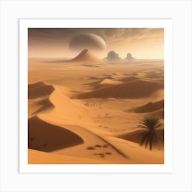 Desert Landscape 91 Art Print