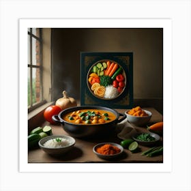 Indian Curry Art Print