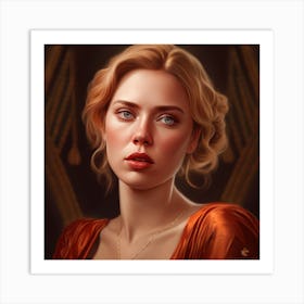 Scarlett Johansson Art Print