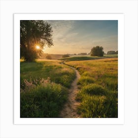 Path To The Sun 1 Art Print