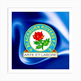 Blackburn Rovers F.C Logo Wall Art 3 Art Print