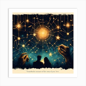 Constellation Of Love Art Print