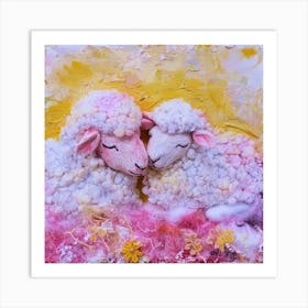 Two Sheep 2 Art Print