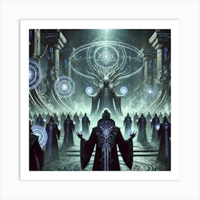 Elder Of Shadows Art Print