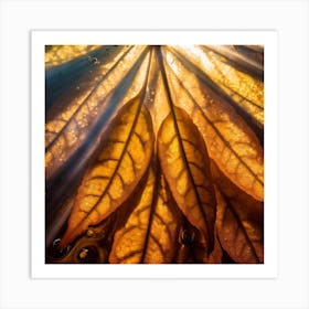 Firefly An Illustration Of Translucent Beautiful Autumn Leaves And Foliage 78207 Art Print