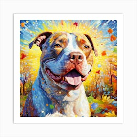 Pit Bull Terrier Art Print