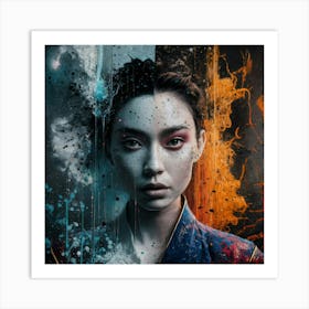 Asian Woman 1 Art Print