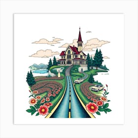 Road To Paradise Art Print