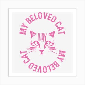 BB Borsa My Beloved Cat Art Print