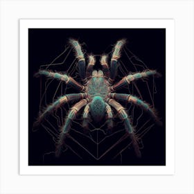 Tiger Spider Tarantula Art Print