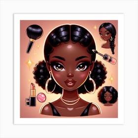 African Beauty Art Print