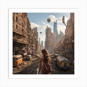 Street Cityscape Art Print