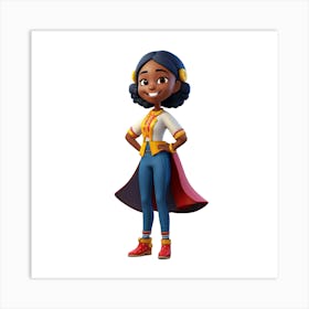 Dc Super Hero Girl Art Print