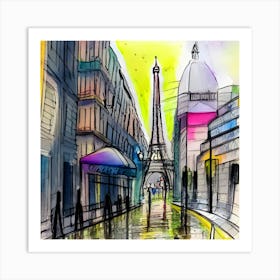 Paris Street Art Print