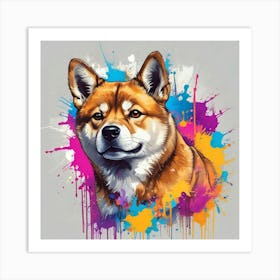 Shiba Inu 54 Art Print