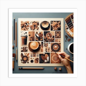 Coffee and Creativity 6 Art Print
