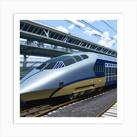 High Speed Train 1 Art Print
