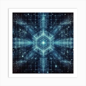 Abstract Fractal Galaxy Art Print