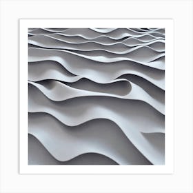 Abstract Wave 4 Art Print