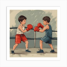 Boxing Art Print