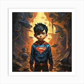 Super Shadows Boy Of Tomorrow Art Print 3 (1) Art Print