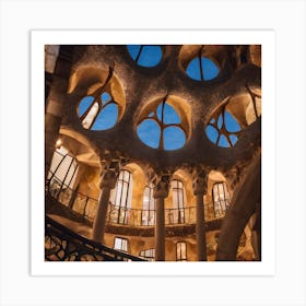 Structures Inspired By Gaudi 3 Art Print