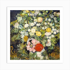 Van Gogh ,Flowers In A Vase Art Print