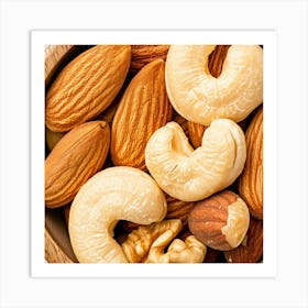 Almonds In A Bowl Art Print