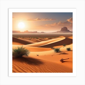 Sahara Desert 171 Art Print