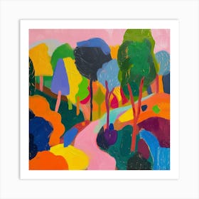 Abstract Park Collection Centennial Park Sydney 3 Art Print