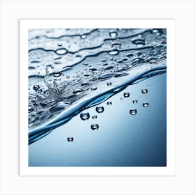 Water Splashes 1 Art Print