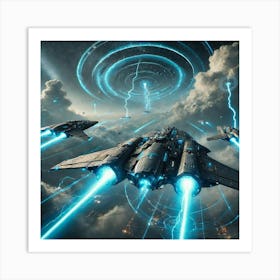 Nimbus Patrol Cruisers Art Print