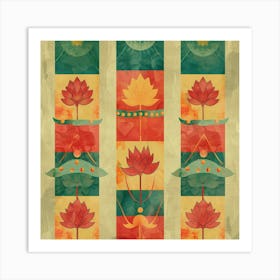 Lotus Flower Art Print