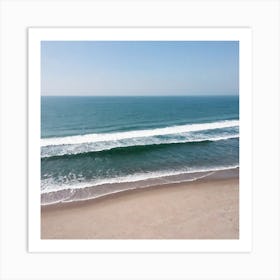 Aerial View Of A Beach 14 Art Print