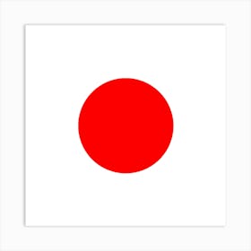 Japanese Flag Art Print