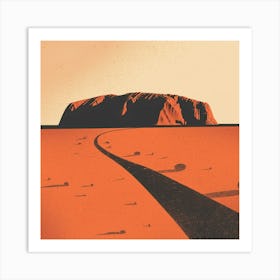 Uluru 16 Art Print