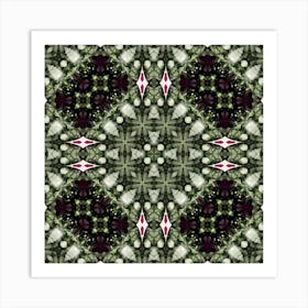 Green Abstract Pattern Decor 1 Art Print