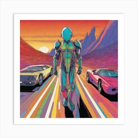 Futuristic Man 167 Art Print