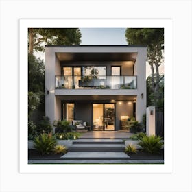 Modern House In Melbourne Art Print