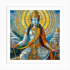 Vishnu 6 Art Print