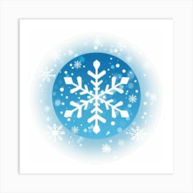 Snowflake 3 Art Print