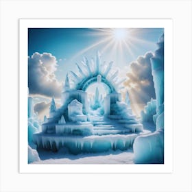 Ice Castle Art Print